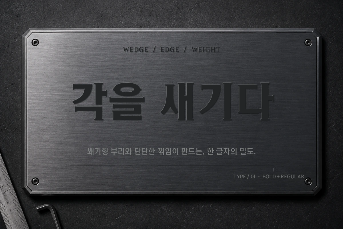 무료폰트 워헤이븐 활용 예시